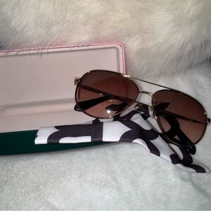 Kate Spade RoseGold Sunglasses